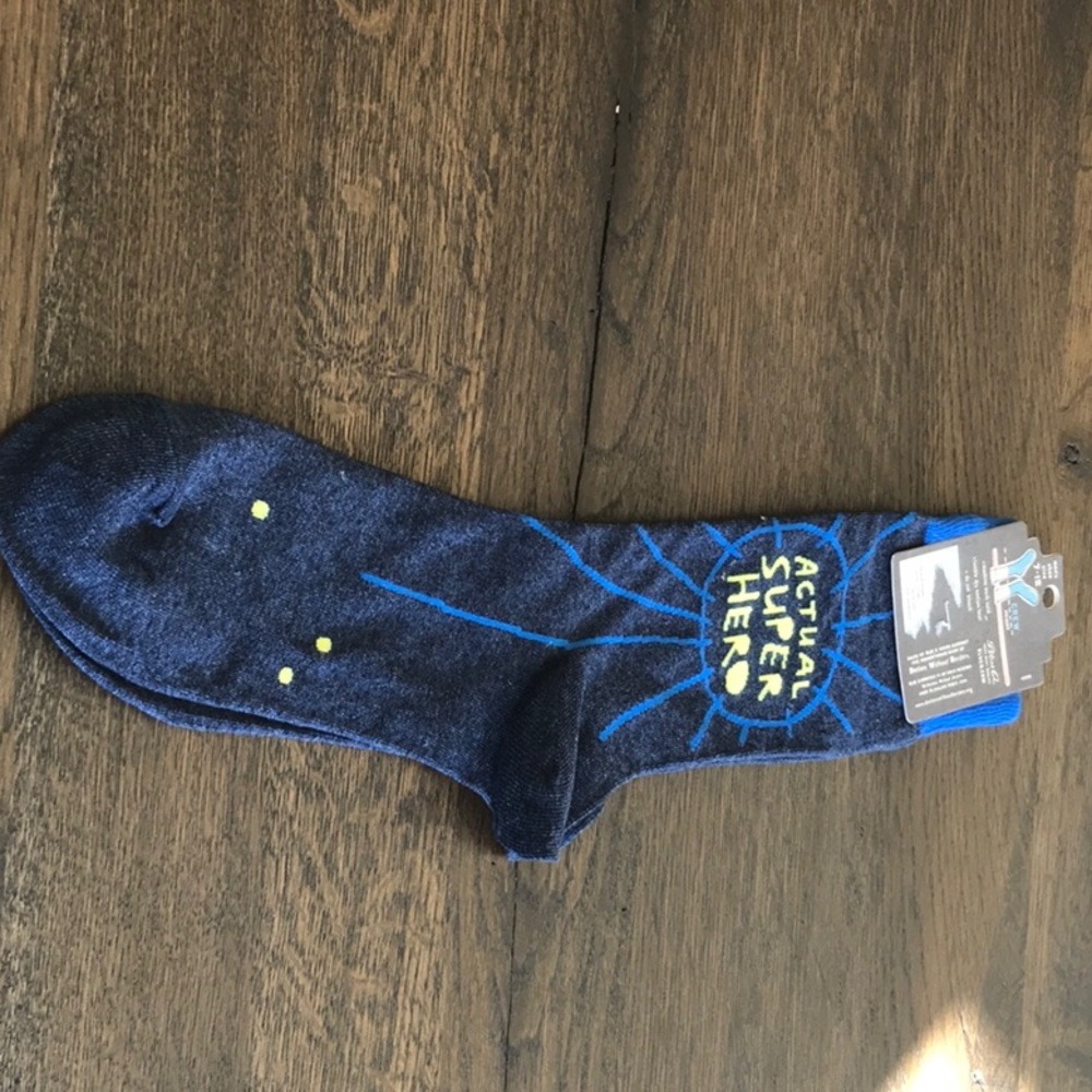 Blue Q men’s socks, shoe size 7-12